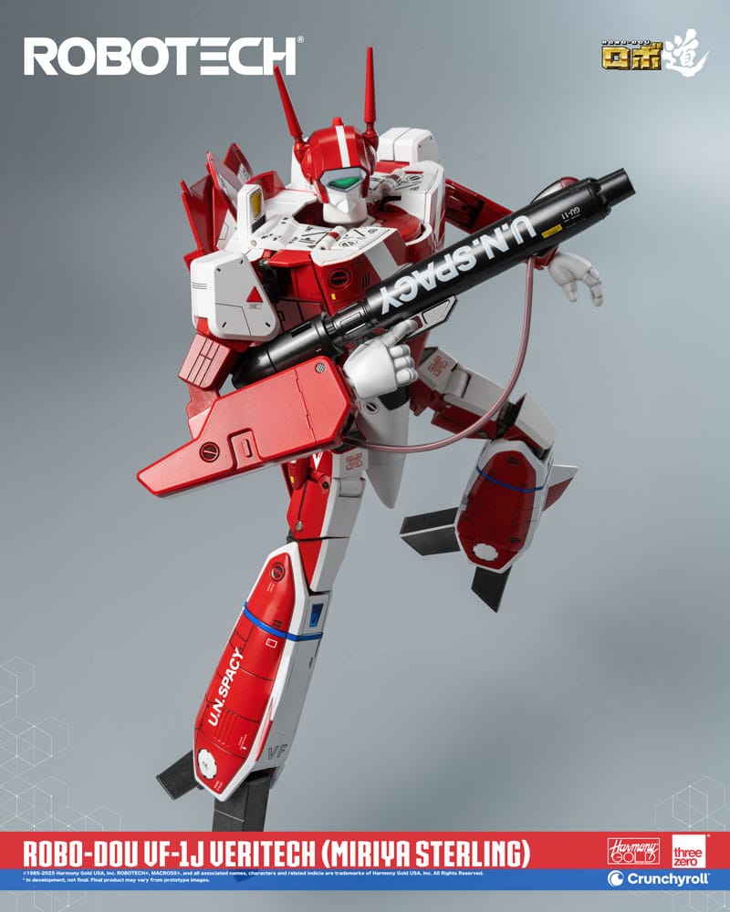 Robotech Action Figure ROBO-DOU VF-1J Veritech (Miriya Sterling) 20 cm - MangaShop.ro