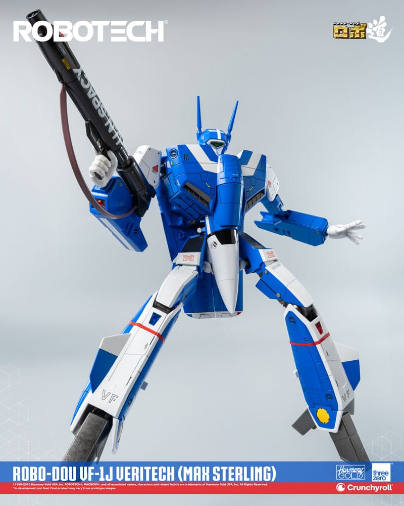 Robotech Action Figure ROBO-DOU VF-1J Veritech (Max Sterling) 20 cm - MangaShop.ro