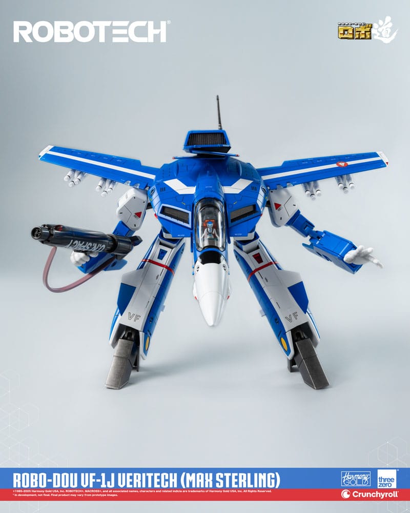 Robotech Action Figure ROBO-DOU VF-1J Veritech (Max Sterling) 20 cm - MangaShop.ro