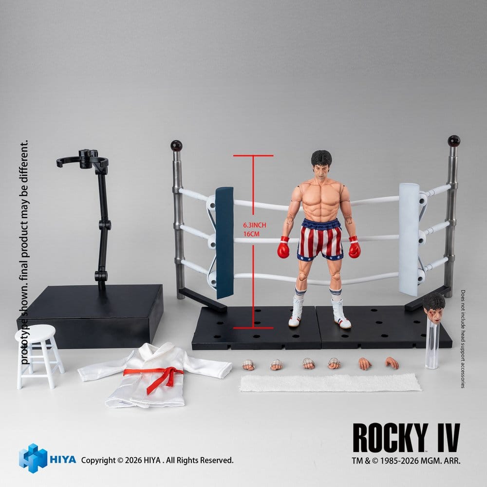 Rocky IV Exquisite Super Series Action Figure 1/12 Rocky Boxer Version 16 cm - MangaShop.ro