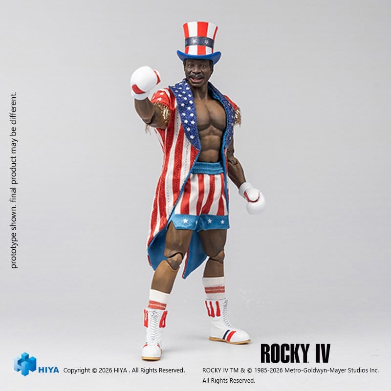 Rocky IV Exquisite Super Series Action Figure 1/12 Apollo 16 cm - MangaShop.ro