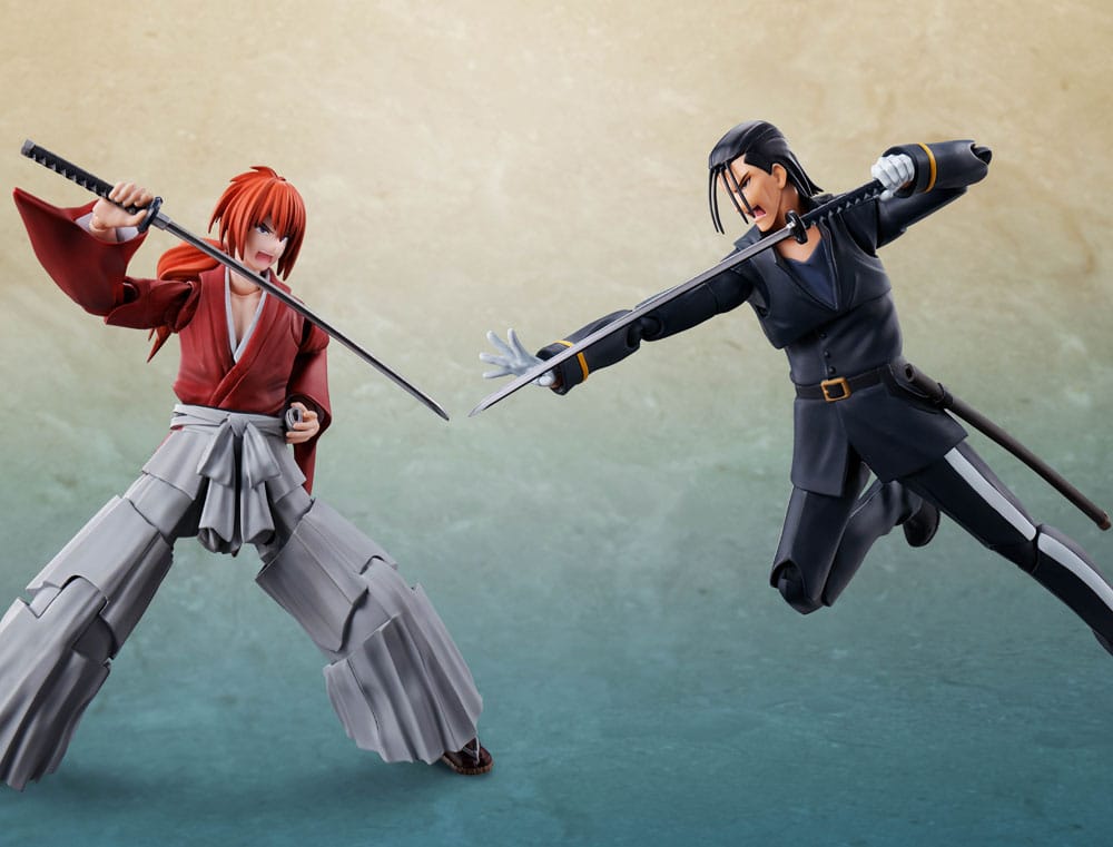 Rurouni Kenshin: Meiji Swordsman Romantic Story S.H. Figuarts Action Figure Hajime Saito 17 cm - MangaShop.ro