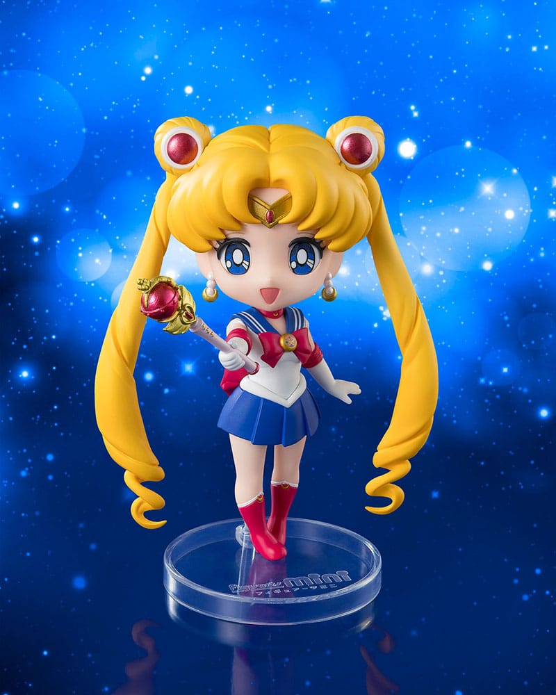 Pretty Guardian Sailor Moon R Figuarts mini Action Figure Sailor Moon Crystal Star Compact Edition 9 cm - MangaShop.ro