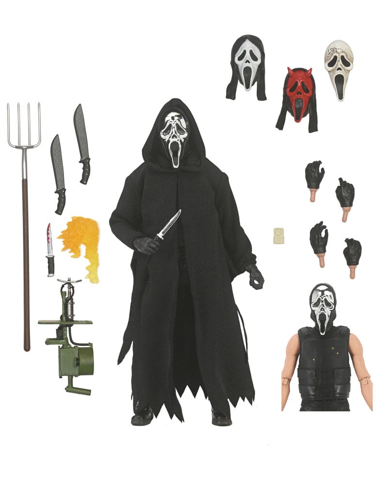 Scream Action Figure Ultimate Ghost Face Inferno 18 cm - MangaShop.ro
