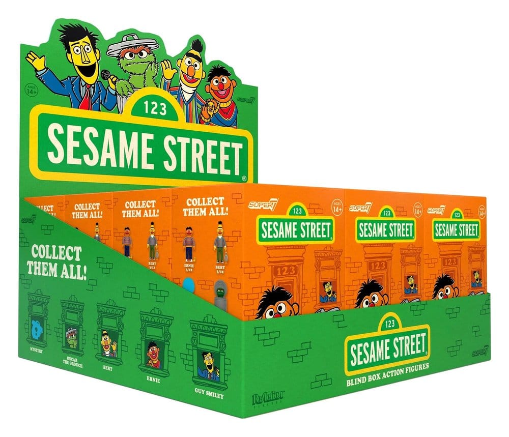 Sesame Street Action Figure Blind Box Wave 3 Display 23 cm - MangaShop.ro