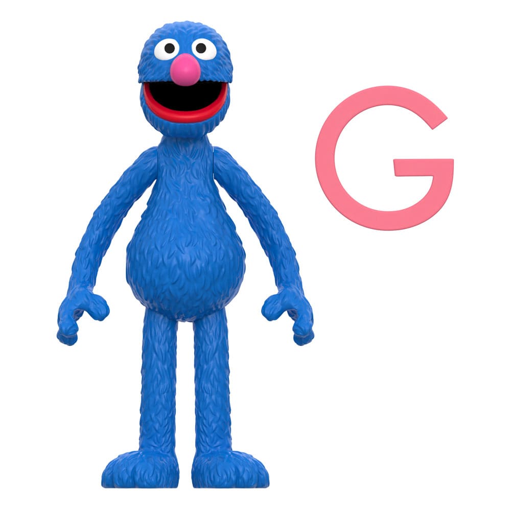 Sesame Street ReAction Action Figure Wave 05 Grover 10 cm - MangaShop.ro