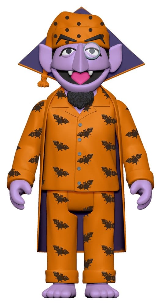 Sesame Street ReAction Action Figure Wave 06 Count Von Count (PJs) 10 cm - MangaShop.ro