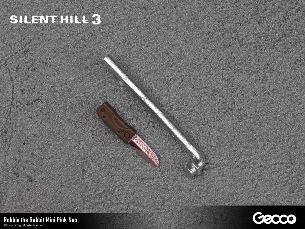 Silent Hill 3 Mini Action Figure Robbie the Rabbit Mini Pink Neo Version 10 cm - MangaShop.ro