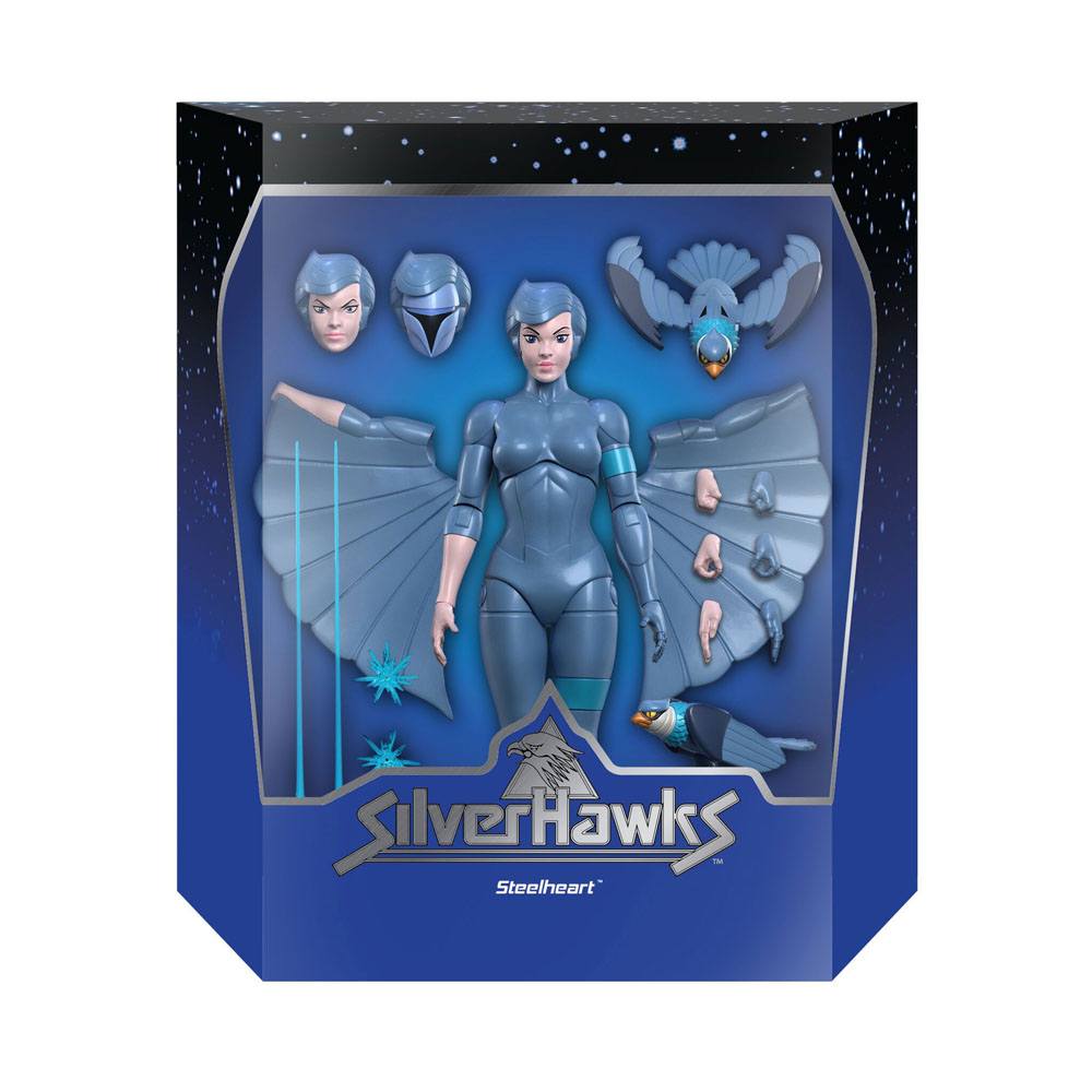 SilverHawks Ultimates Action Figure Steelheart 18 cm - MangaShop.ro