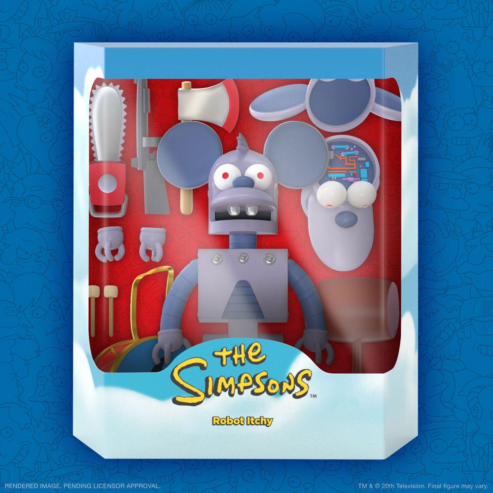 The Simpsons Ultimates Action Figure Robot Itchy 18 cm - MangaShop.ro