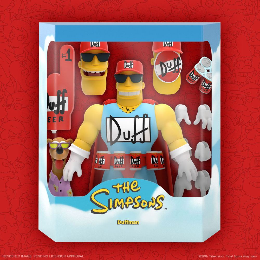 The Simpsons Ultimates Action Figure Duffman 18 cm - MangaShop.ro