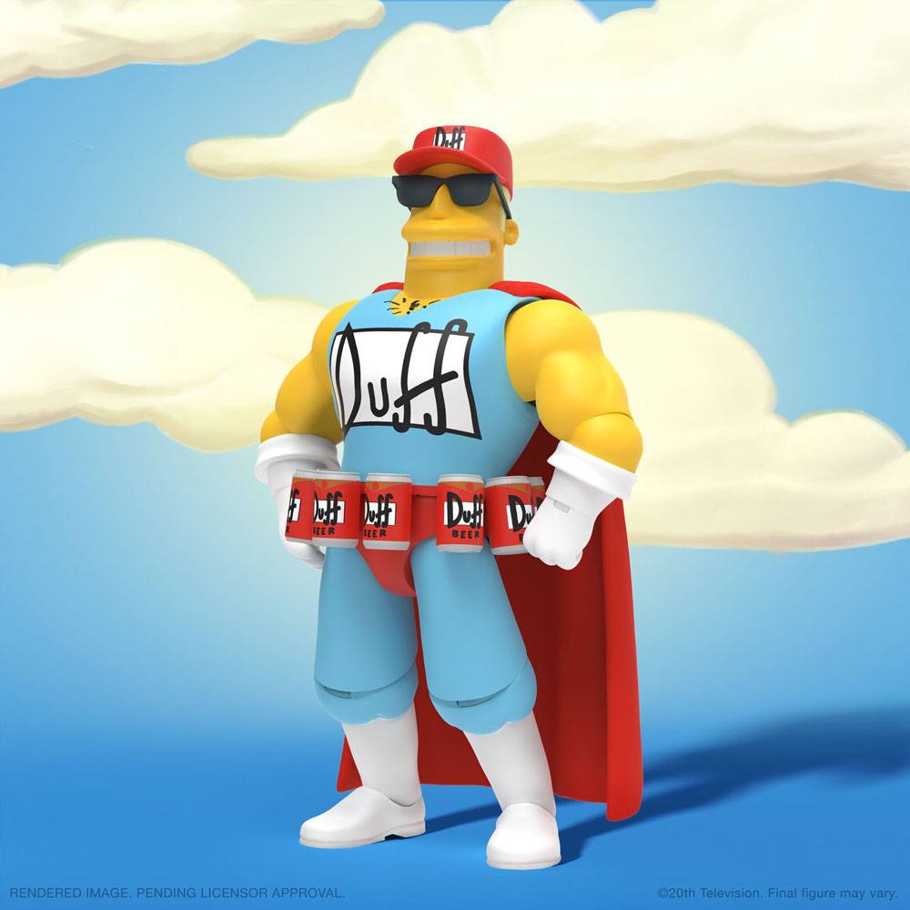 The Simpsons Ultimates Action Figure Duffman 18 cm - MangaShop.ro