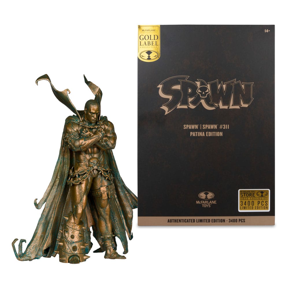Spawn Action Figure Spawn #311 (Patina Edition) (Gold Label) 19 cm - MangaShop.ro