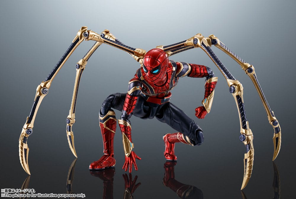 Spider-Man: No Way Home S.H. Figuarts Action Figure Iron Spider-Man 15 cm - MangaShop.ro