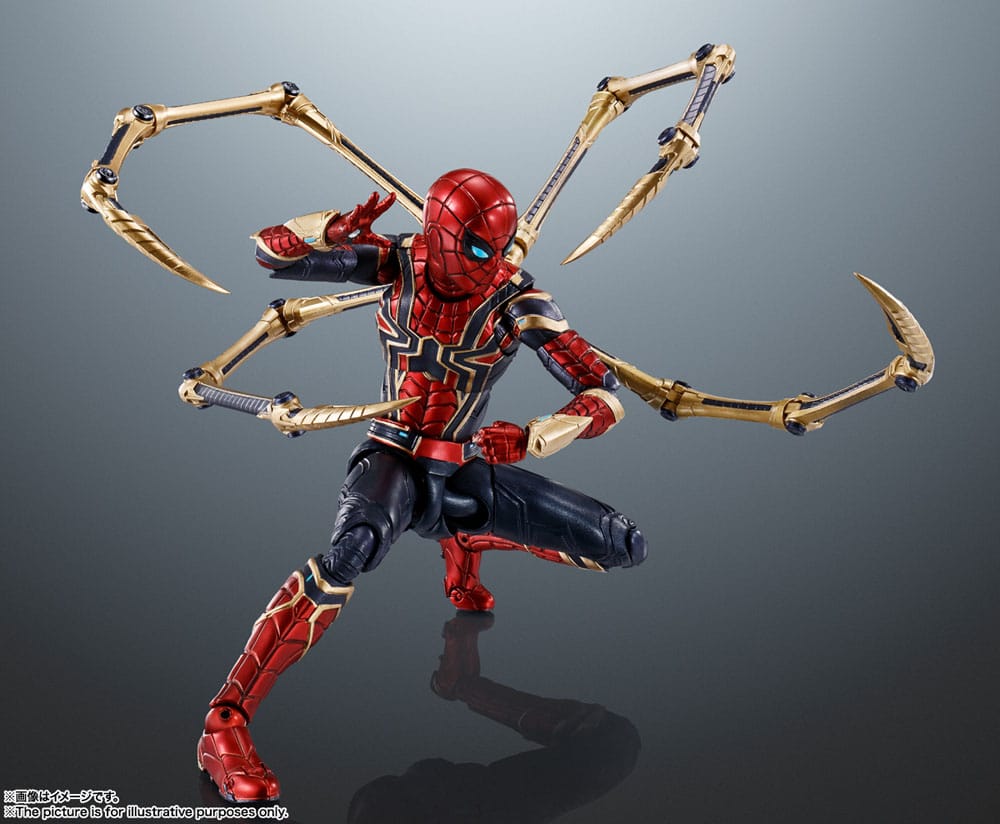 Spider-Man: No Way Home S.H. Figuarts Action Figure Iron Spider-Man 15 cm - MangaShop.ro