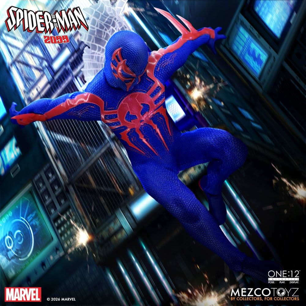 Marvel Comics One:12 Collective Action Figure 1/12 Spider-Man 2099 17 cm - MangaShop.ro