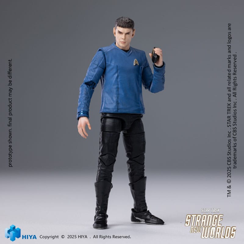 Star Trek Strange New Worlds Exquisite Mini Series  Action Figure 1/18 Spock 11 cm - MangaShop.ro
