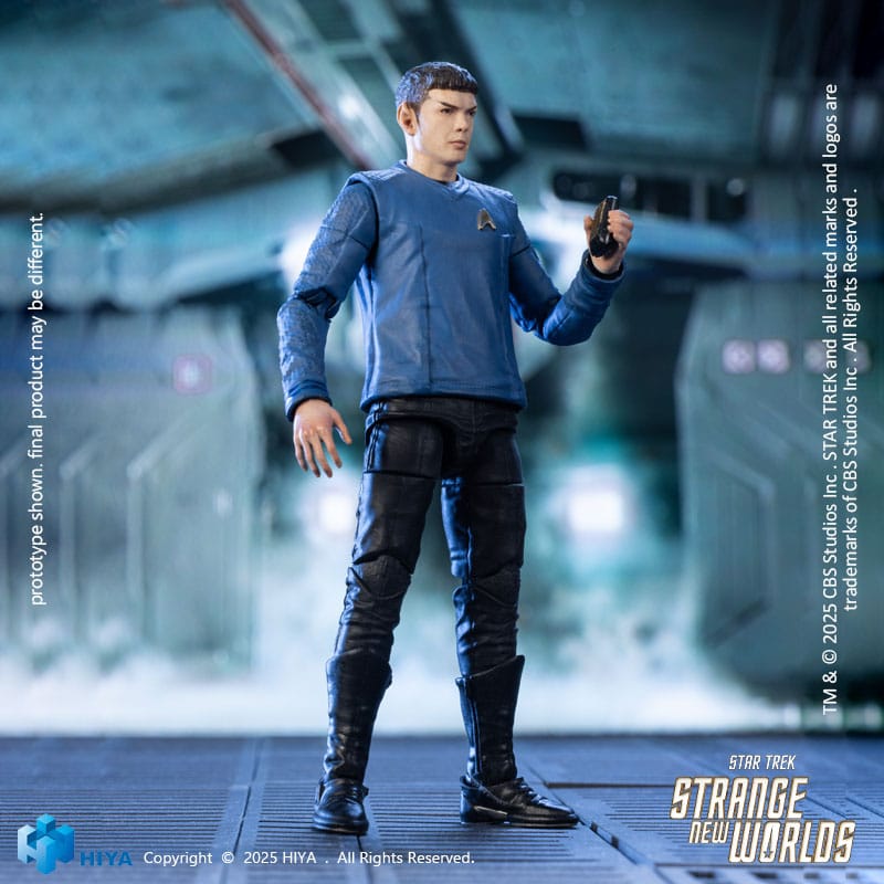 Star Trek Strange New Worlds Exquisite Mini Series  Action Figure 1/18 Spock 11 cm - MangaShop.ro