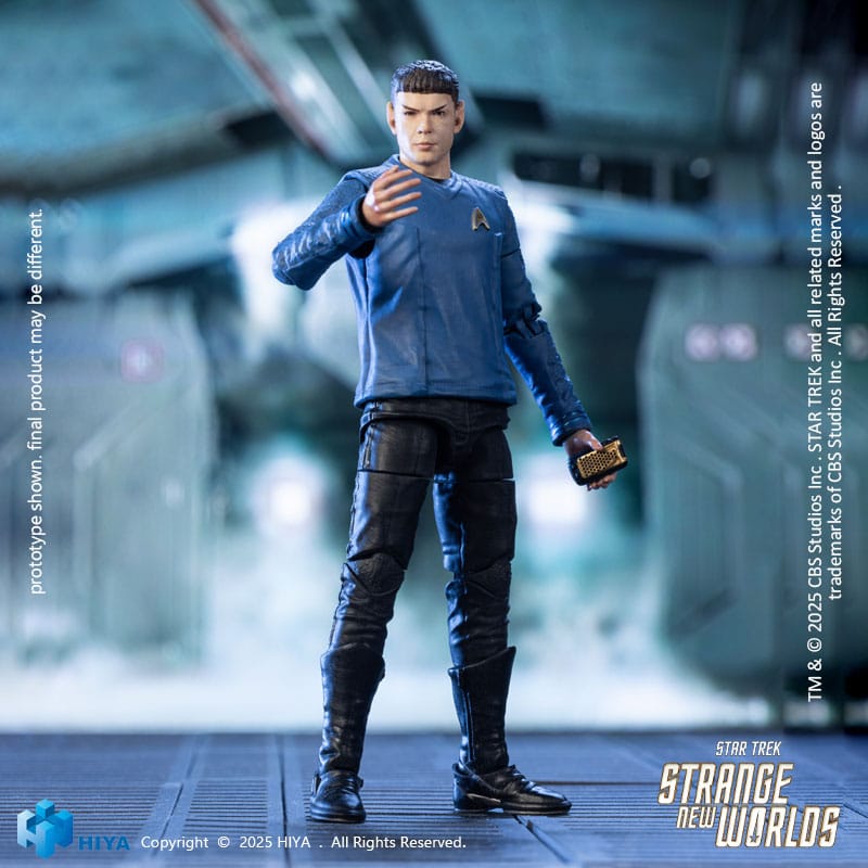 Star Trek Strange New Worlds Exquisite Mini Series  Action Figure 1/18 Spock 11 cm - MangaShop.ro