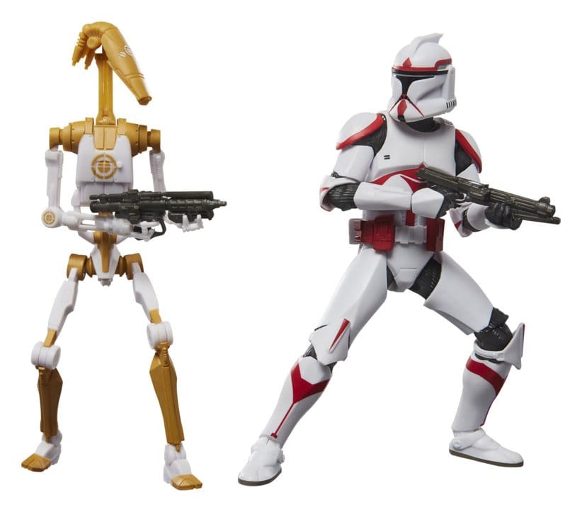 Star Wars: Battlefront II Black Series Action Figure 2-Pack Phase I Assault Trooper & Battle Droid Officer 15 cm - MangaShop.ro