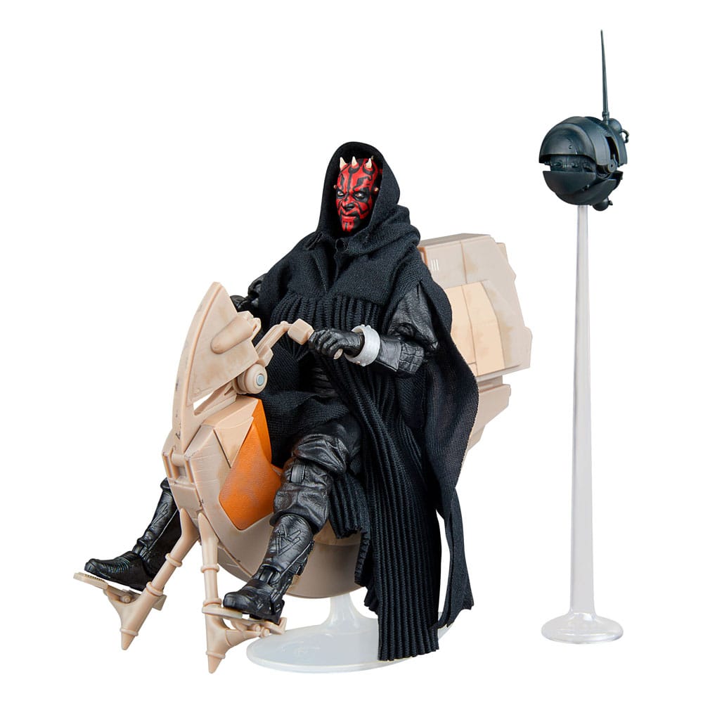 Star Wars Episode I Black Series Vehicle with Action Figure Darth Maul & Sith Speeder SDCC 2024 - MangaShop.ro