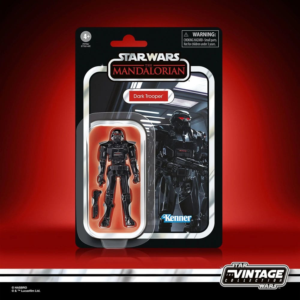 Star Wars: The Mandalorian Vintage Collection Action Figure Dark Trooper 10 cm - MangaShop.ro