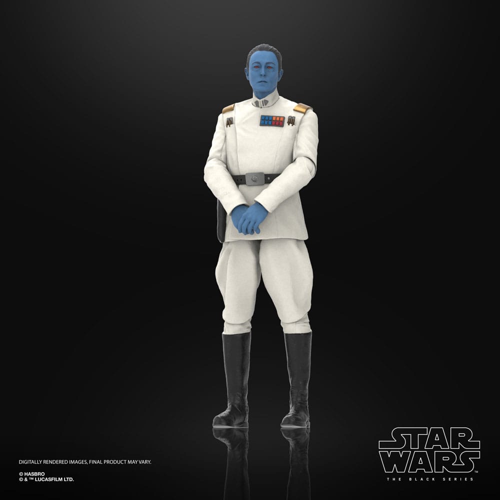 Star Wars: Ahsoka Black Series Action Figure Grand Admiral Thrawn 15 cm - MangaShop.ro