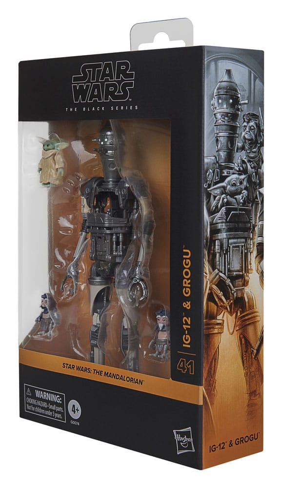 Star Wars: The Mandalorian Black Series Action Figure 2-Pack IG-12 & Grogu 15 cm - MangaShop.ro