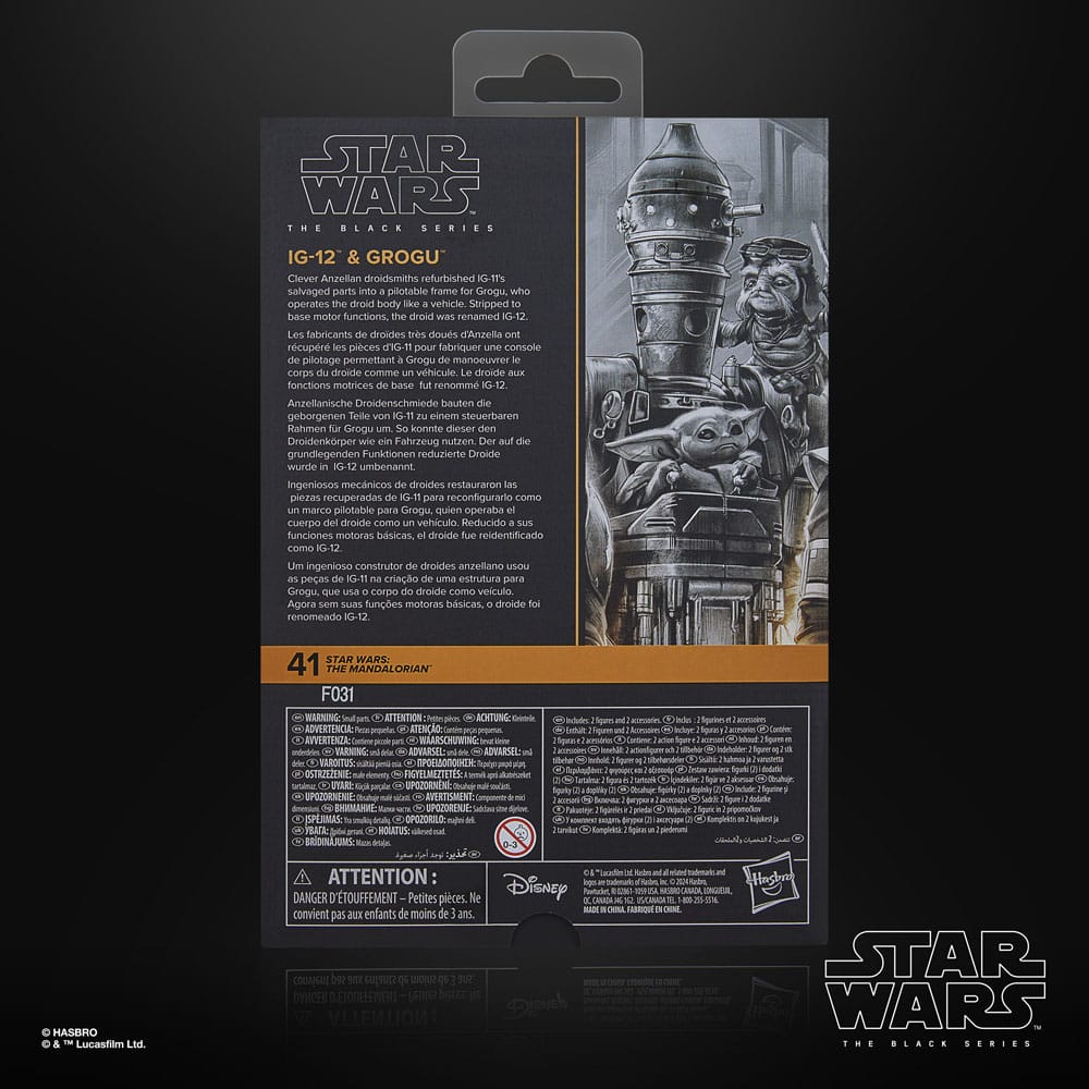 Star Wars: The Mandalorian Black Series Action Figure 2-Pack IG-12 & Grogu 15 cm - MangaShop.ro