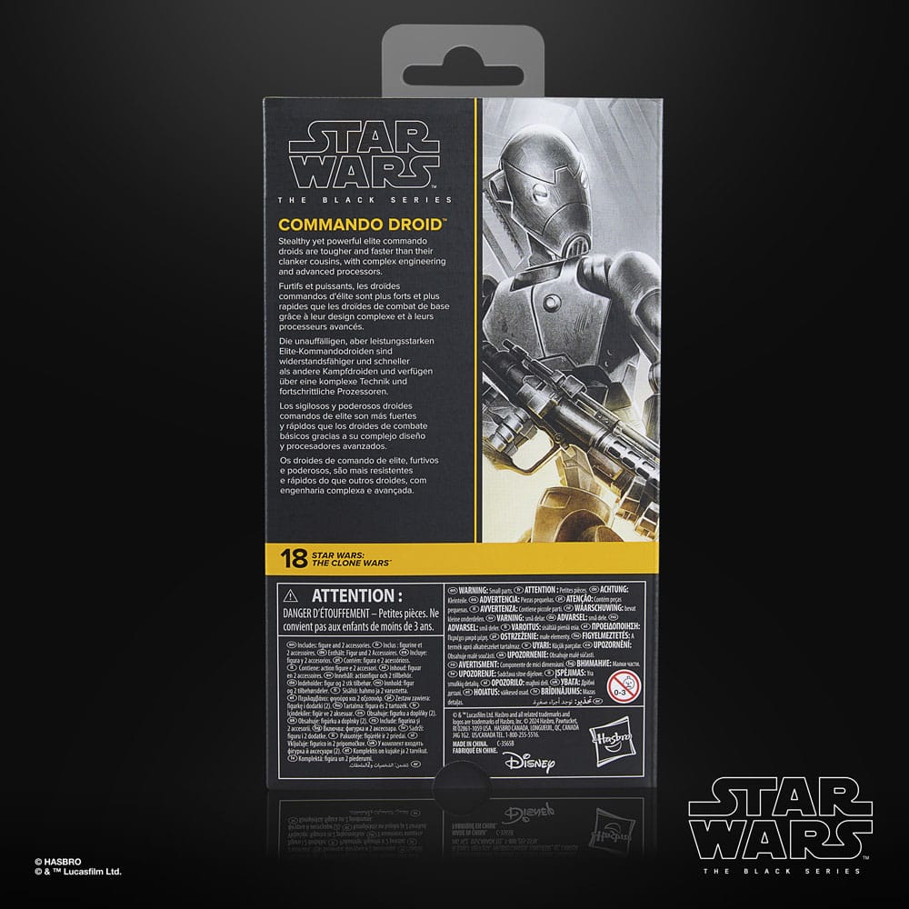 Star Wars: The Clone Wars Black Series Action Figure Commando Droid 15 cm - MangaShop.ro