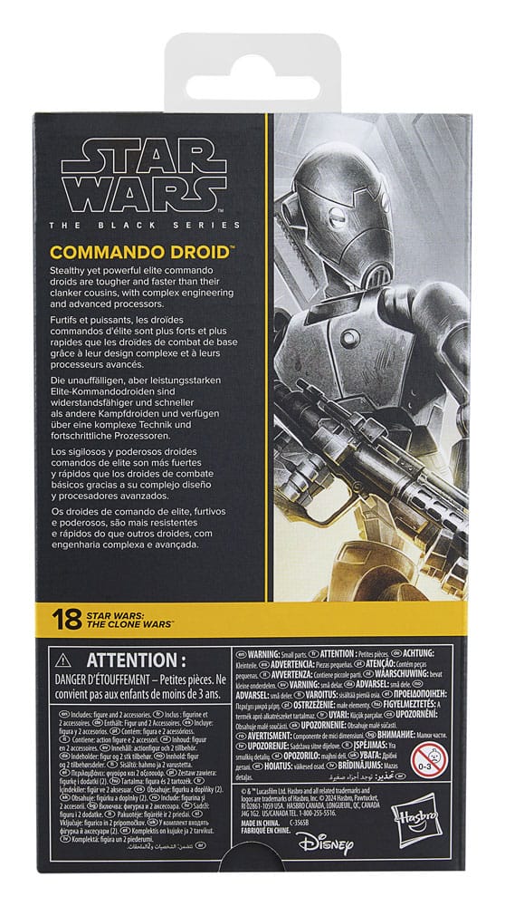 Star Wars: The Clone Wars Black Series Action Figure Commando Droid 15 cm - MangaShop.ro