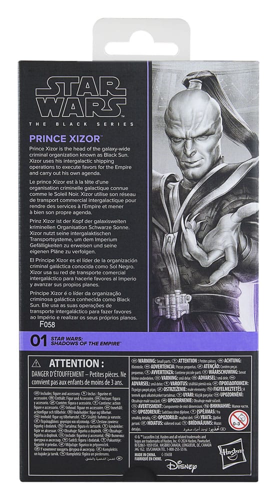 Star Wars: Shadows of the Empire Black Series Action Figure Prince Xizor 15 cm - MangaShop.ro