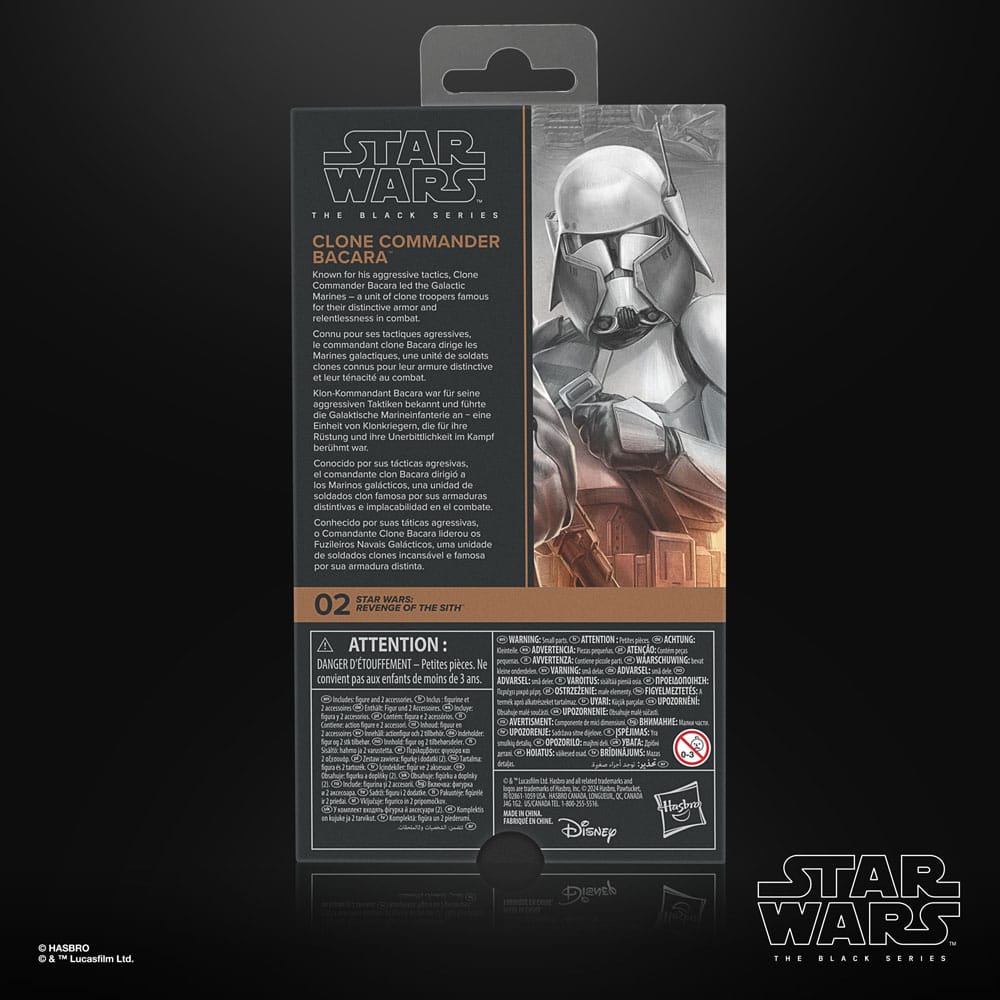 Star Wars Episode III Black Series Action Figure Commander Bacara 15 cm - MangaShop.ro