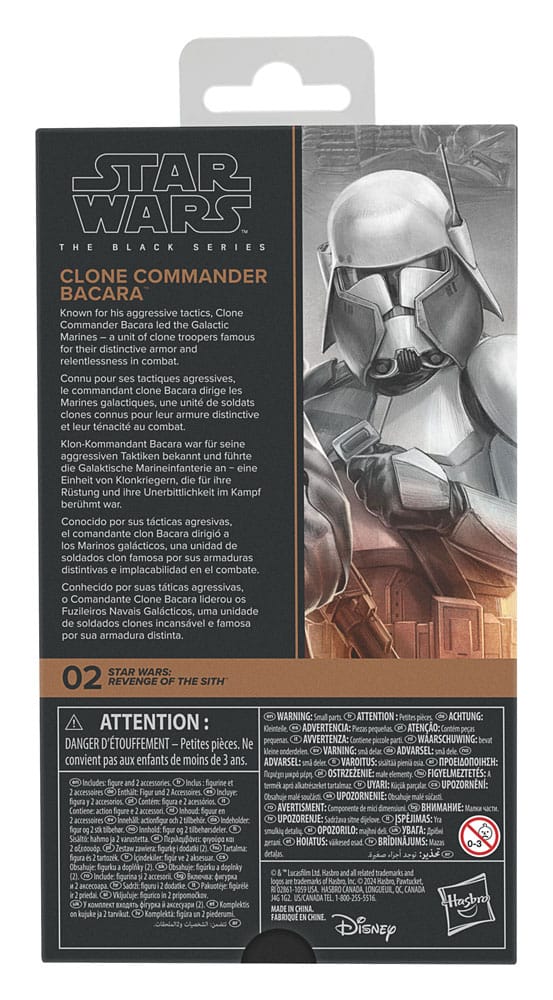 Star Wars Episode III Black Series Action Figure Commander Bacara 15 cm - MangaShop.ro