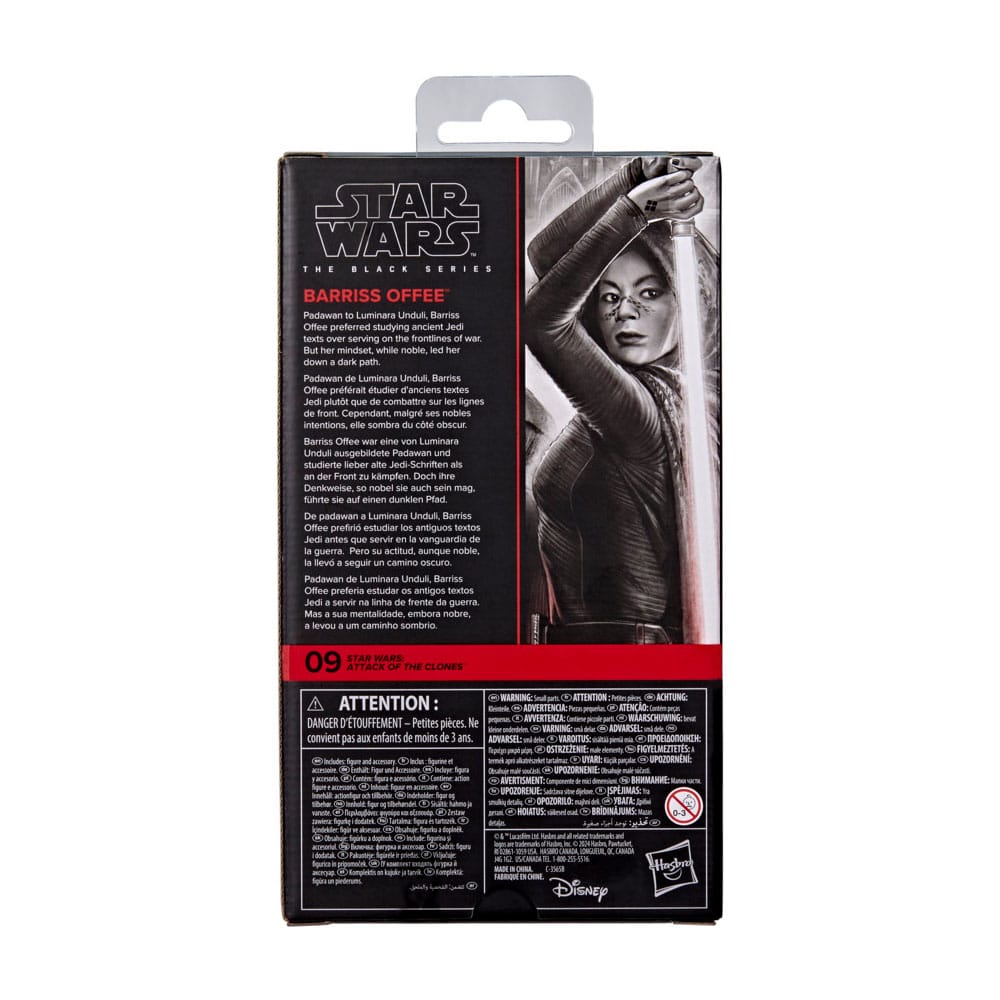 Star Wars Episode II Black Series Action Figure Barriss Offee 15 cm - MangaShop.ro