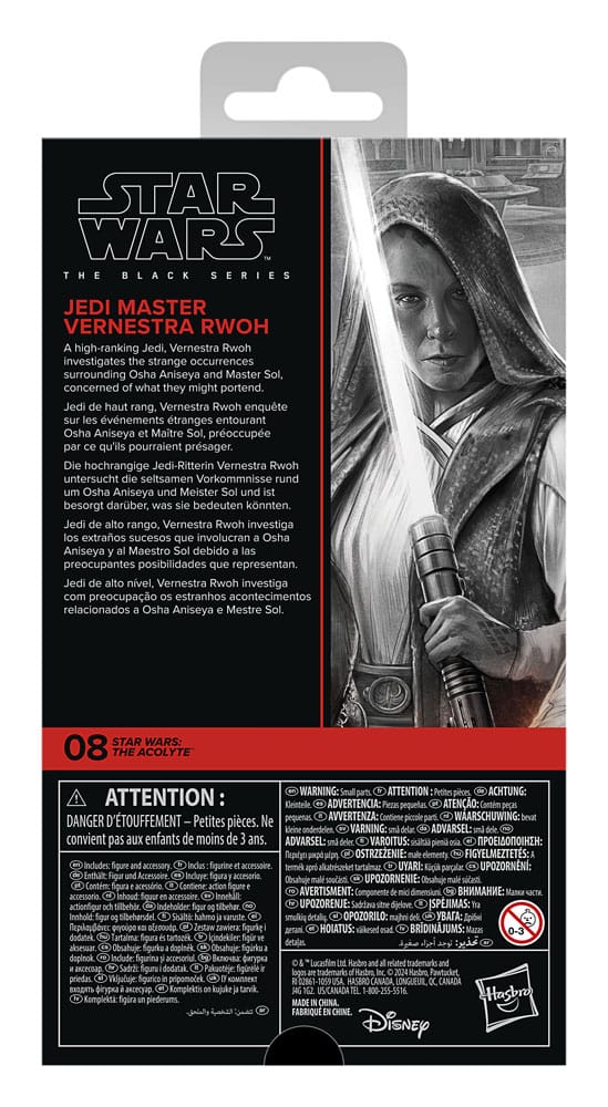 Star Wars: The Acolyte Black Series Action Figure Jedi Master Vernestra Rwoh 15 cm - MangaShop.ro