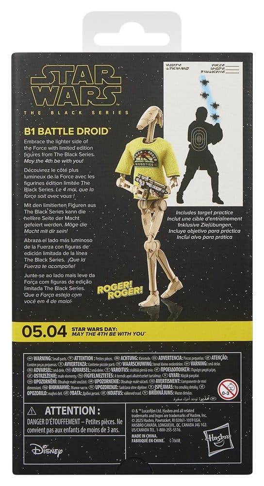 Star Wars Black Series Action Figure B1 Battle Droid May the 4th Be With You 15 cm - MangaShop.ro