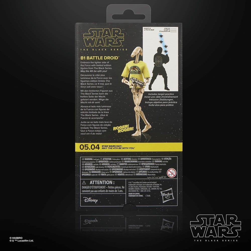 Star Wars Black Series Action Figure B1 Battle Droid May the 4th Be With You 15 cm - MangaShop.ro