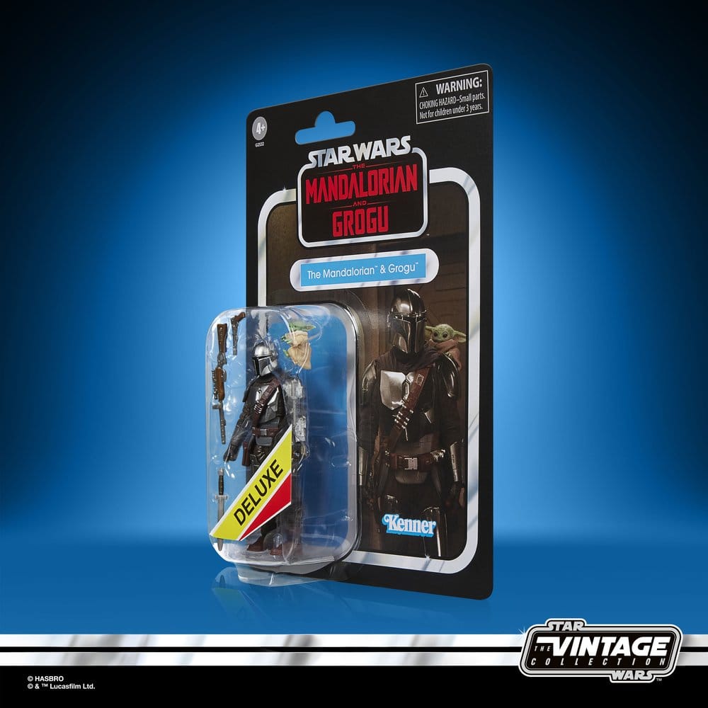 Star Wars: The Mandalorian & Grogu Vintage Collection Action Figure The Mandalorian & Grogu 10 cm - MangaShop.ro