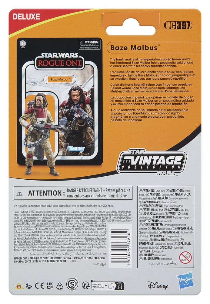 Star Wars: Rogue One Vintage Collection Action Figure Baze Malbus 10 cm - MangaShop.ro