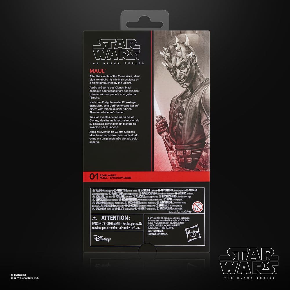 Star Wars: Maul - Shadow Lord Black Series Action Figure Maul 15 cm - MangaShop.ro