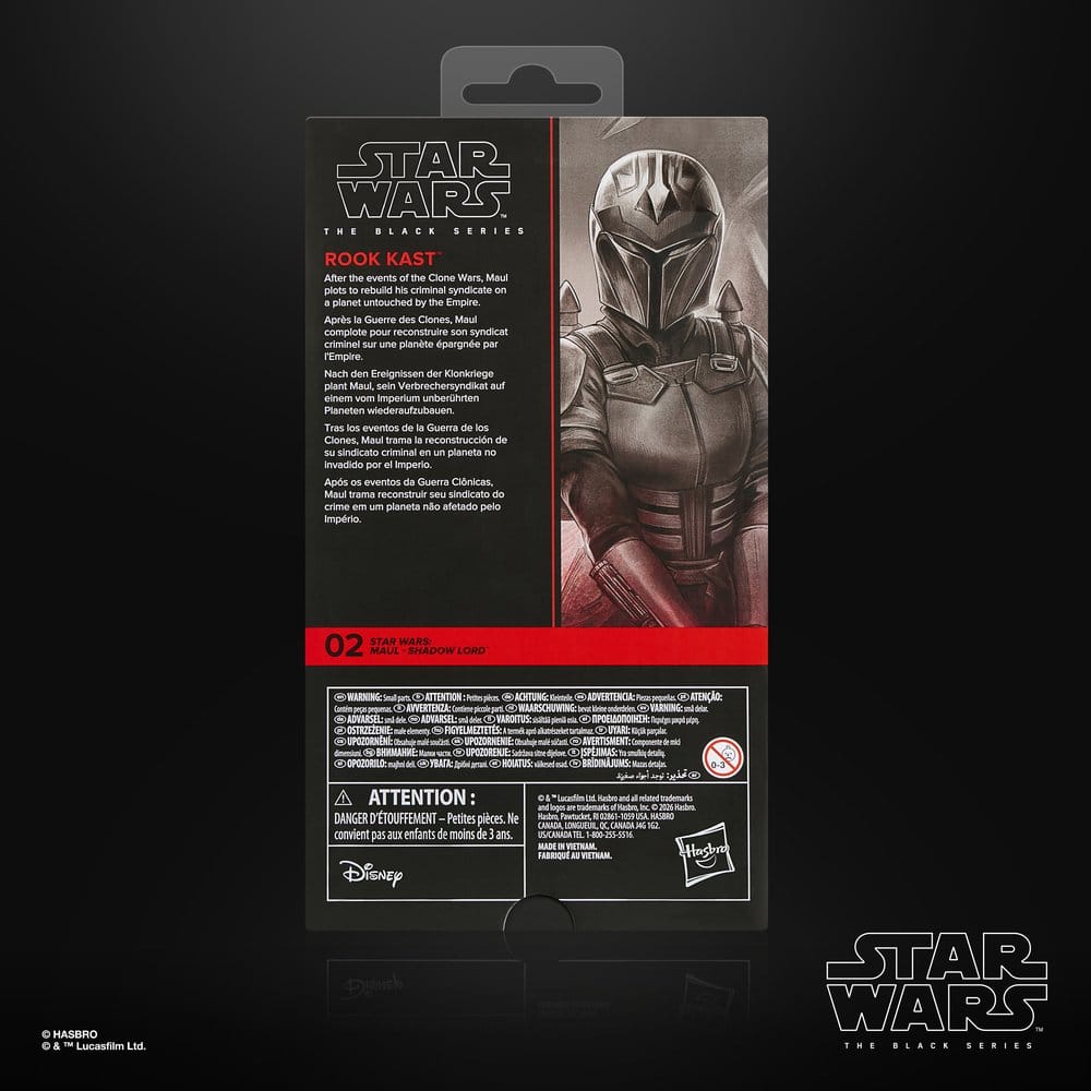 Star Wars: Maul - Shadow Lord Black Series Action Figure Rook Kast 15 cm - MangaShop.ro