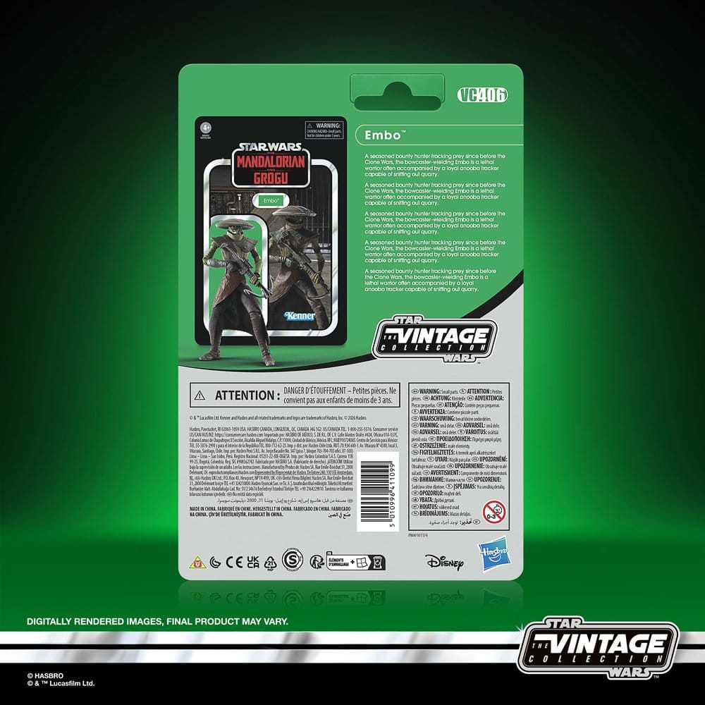 Star Wars: The Mandalorian and Grogu Vintage Collection Action Figure Embo 10 cm - MangaShop.ro