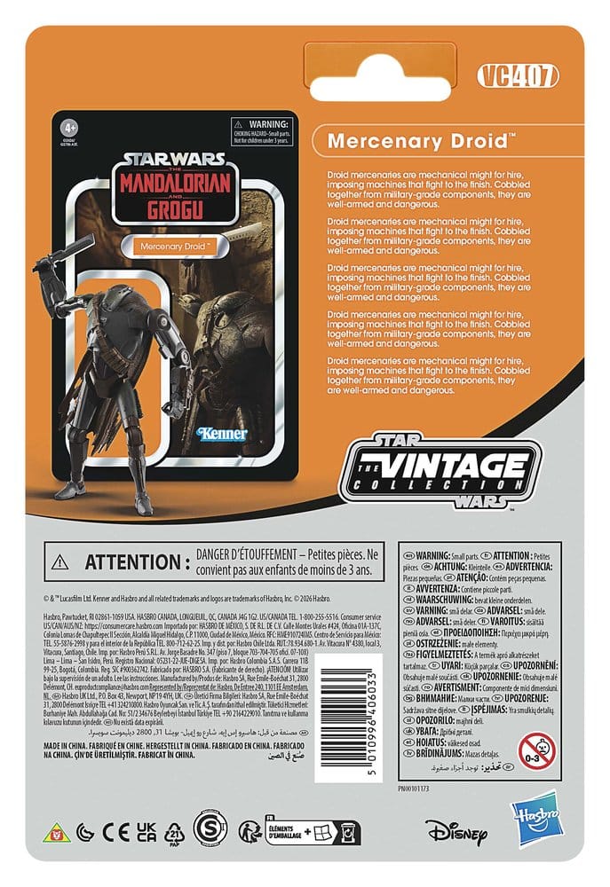 Star Wars: The Mandalorian and Grogu Vintage Collection Action Figure Mercenary Droid 10 cm - MangaShop.ro