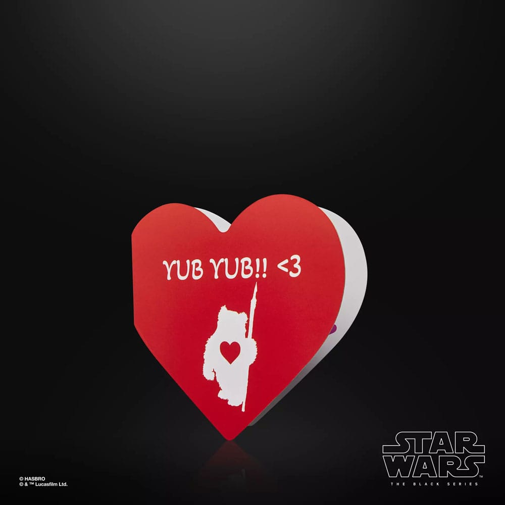 Star Wars Black Series Action Figure Ewok (Valentine’s Day Edition) 15 cm - MangaShop.ro