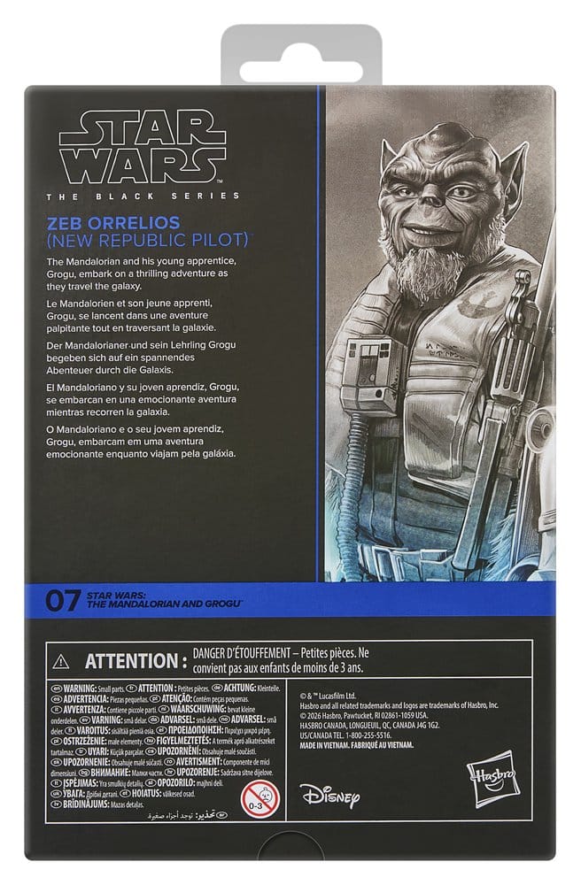 Star Wars: The Mandalorian & Grogu Black Series Action Figure Garazeb “Zeb” Orrelios 15 cm - MangaShop.ro