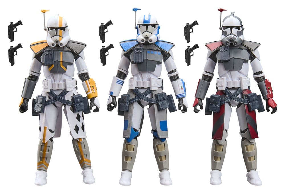 Star Wars: The Clone Wars Black Series Action Figure 3-Pack ARC Trooper Havoc, Colt & Blitz 15 cm - MangaShop.ro