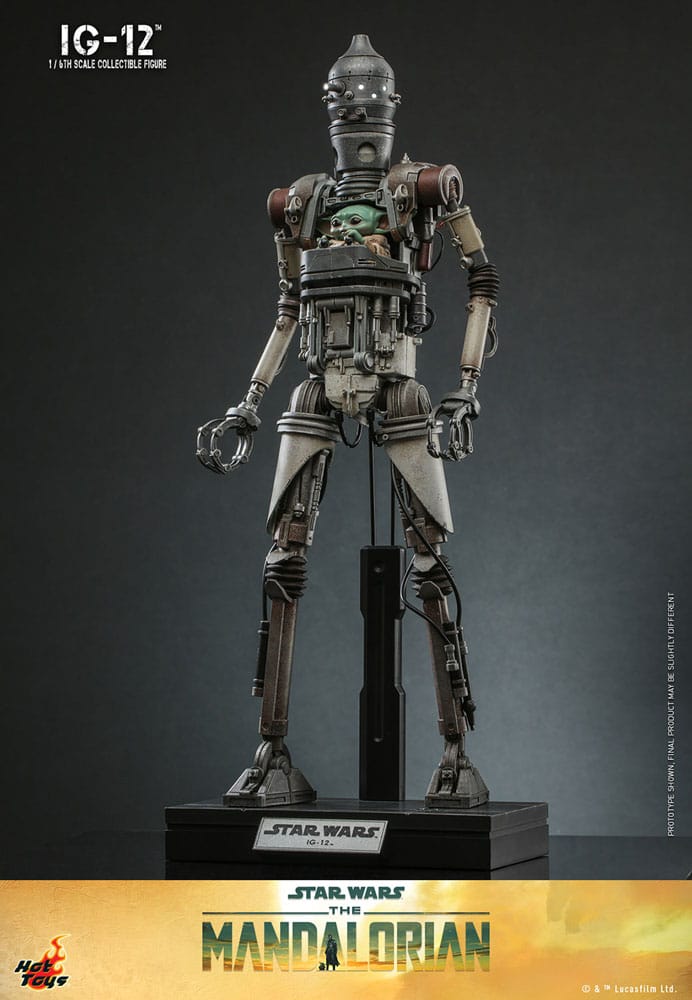 Star Wars: The Mandalorian Action Figure 1/6 IG-12 36 cm - MangaShop.ro