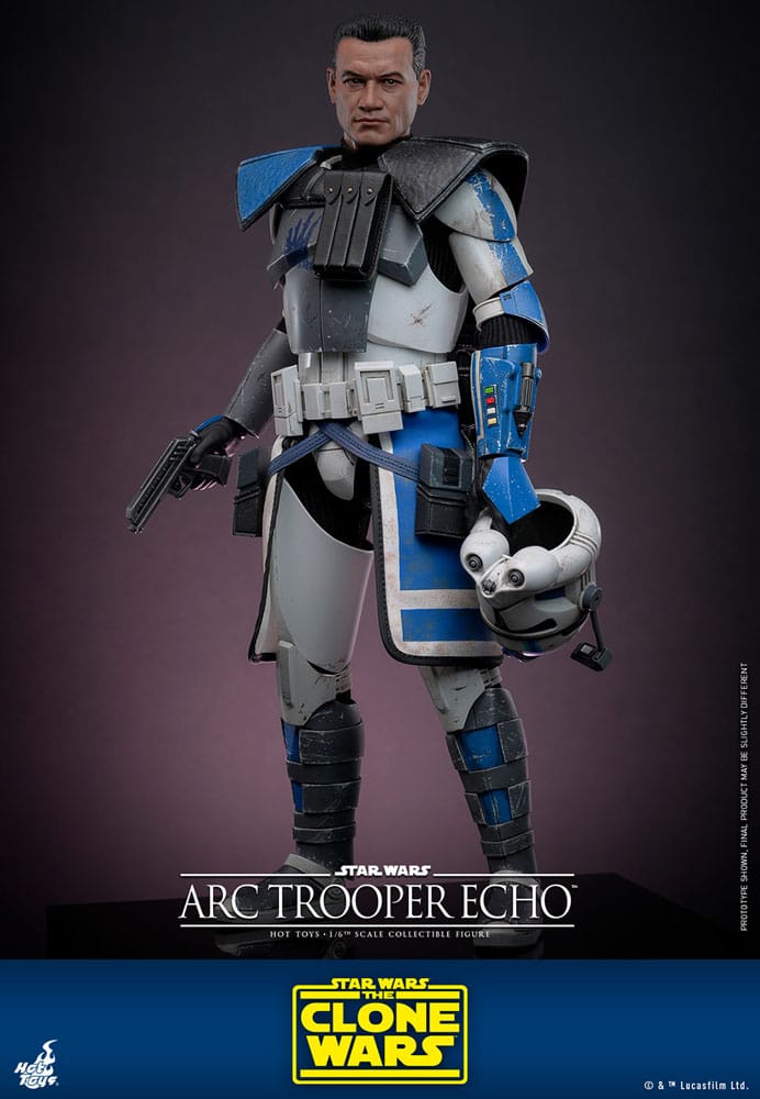 Star Wars: The Clone Wars Action Figure 1/6 Arc Trooper Echo 30 cm - MangaShop.ro