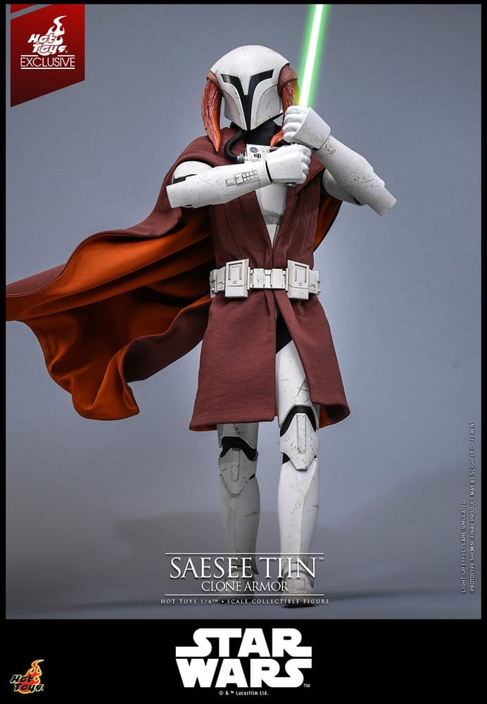 Star Wars: The Clone Wars Television Masterpiece Action Figure 1/6 Saesee Tiin (Clone Armor) (Hot Toys Exclusive) 32 cm - MangaShop.ro